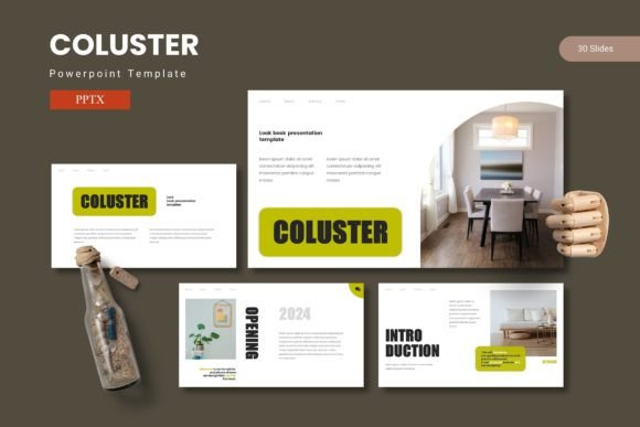 Coluster: A Modern PowerPoint Template for Impactful Presentations