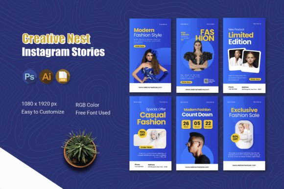 Creative Nest Instagram Story Templates