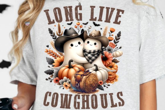 Long Live Cow Ghouls PNG Howdy Ghost: A Creative Design Asset