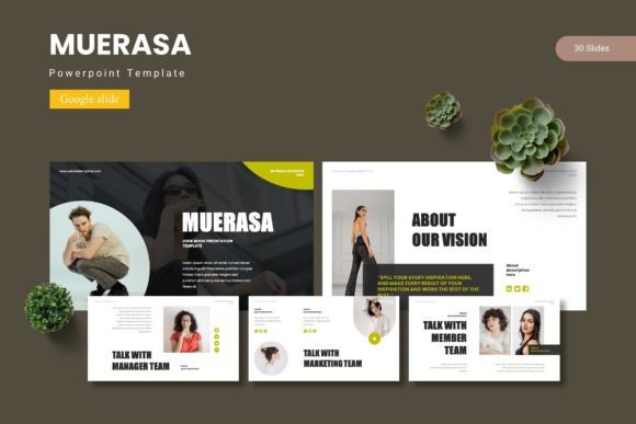 Muerasa Google Slide Template for Polished Presentations