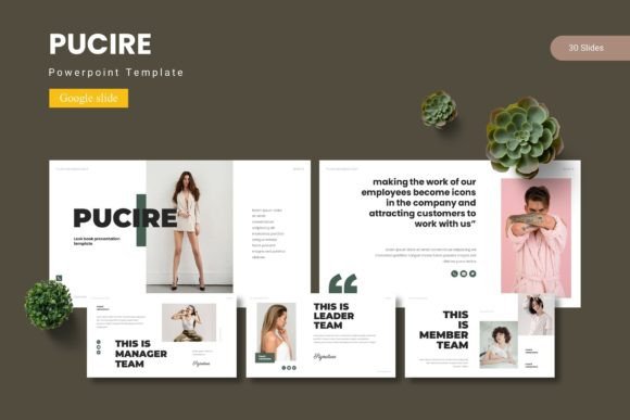 Pucire - Google Slide Template: Design Flexibility
